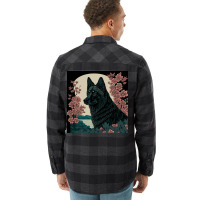 Ms. Fox Animals And Blossom Poster Flannel Shirt | Artistshot