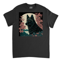 Ms. Fox Animals And Blossom Poster Classic T-shirt | Artistshot