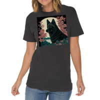 Ms. Fox Animals And Blossom Poster Vintage T-shirt | Artistshot