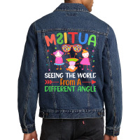 Autism Kids T  Shirt Autism Kids Kindergarten Girls T  Shirt Men Denim Jacket | Artistshot