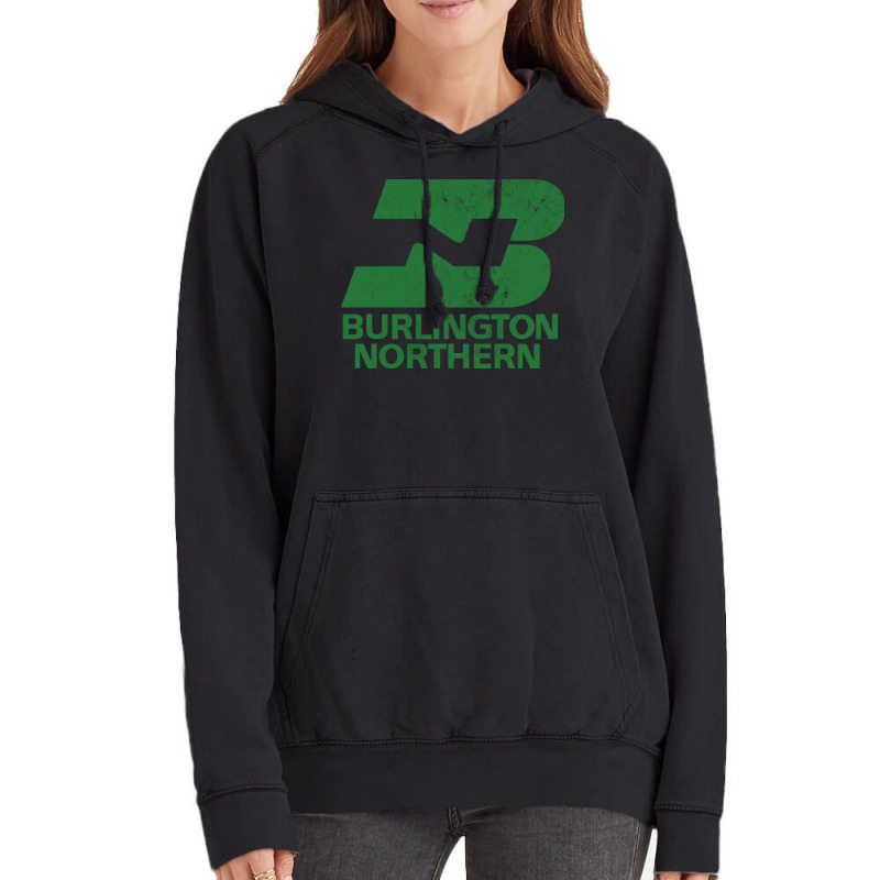 Burlington Northern Railroad Vintage Hoodie | Artistshot