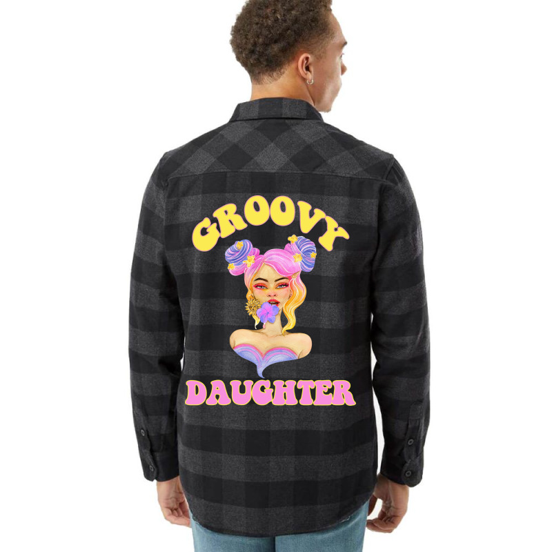 Groovy Daughter Shirt Mom Life Grandma Tshirt 1661 Flannel Shirt | Artistshot