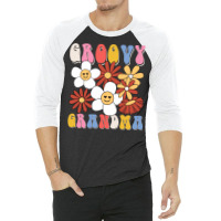 Groovy Grandma Family Matching 3/4 Sleeve Shirt | Artistshot