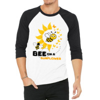 Bee On Sunflower 3/4 Sleeve Shirt | Artistshot