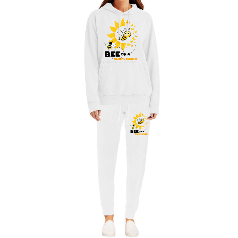 Bee On Sunflower Hoodie & Jogger Set | Artistshot