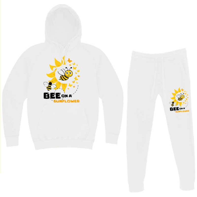 Bee On Sunflower Hoodie & Jogger Set | Artistshot