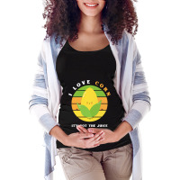 It's Corn ! Maternity Scoop Neck T-shirt | Artistshot