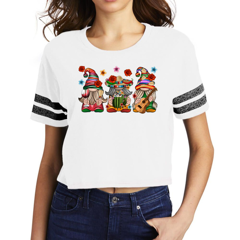 Mexican Gnomies Scorecard Crop Tee by enoddigitalart@gmail.com | Artistshot