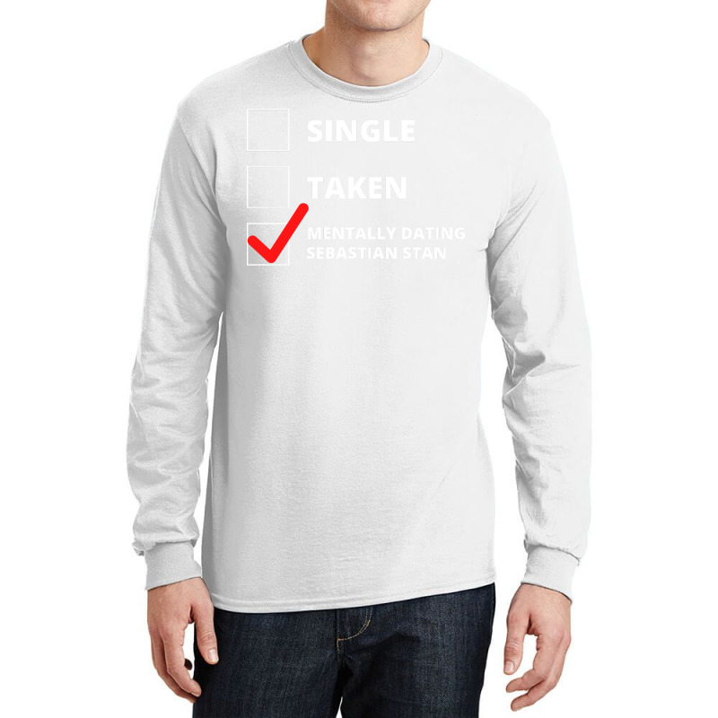 Mentally Dating Sebastian Stan Long Sleeve Shirts by haddoumcshann | Artistshot