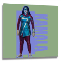 Classic Kamala Khan Metal Print Square | Artistshot