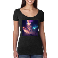 Traveller Man Photography Women's Triblend Scoop T-shirt | Artistshot