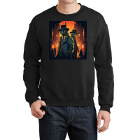 Mafia Kitty Wearing Hats Crewneck Sweatshirt | Artistshot