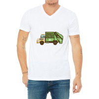 Thoughts And Prayers Garbage Truck Pro Gun Control V-neck Tee | Artistshot