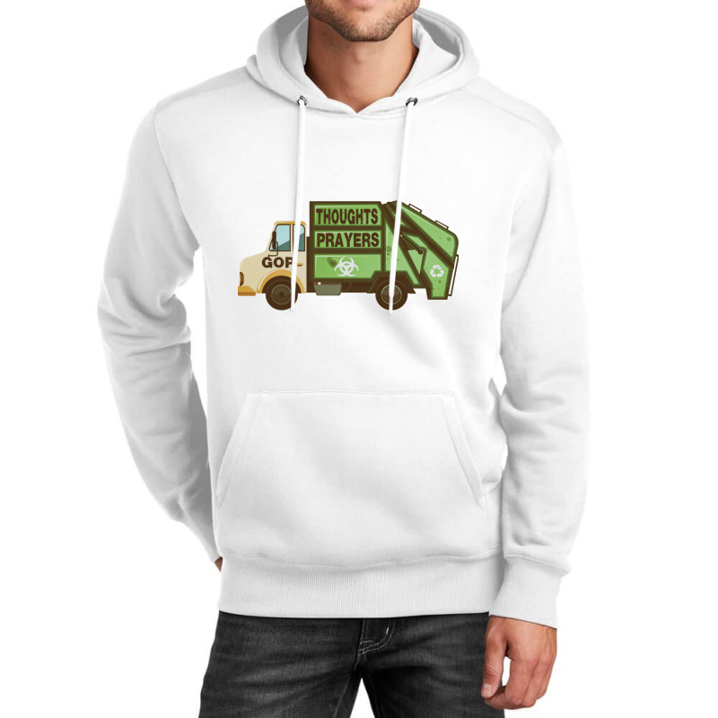 Thoughts And Prayers Garbage Truck Pro Gun Control Unisex Hoodie | Artistshot