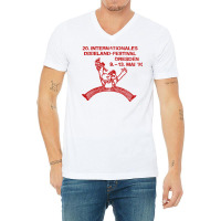 Dixieland Dresden 90 Vintage Look V-neck Tee | Artistshot