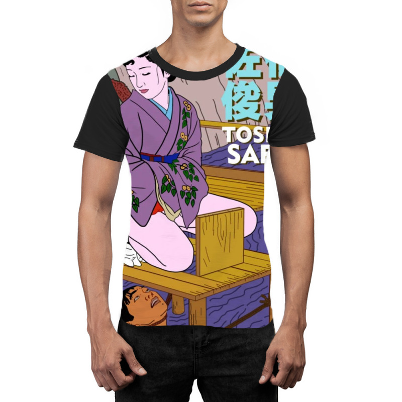 Toshio Saeki Golden Shower Graphic T-shirt | Artistshot