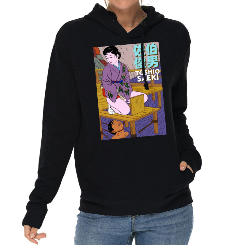 Toshio Saeki Golden Shower Lightweight Hoodie | Artistshot