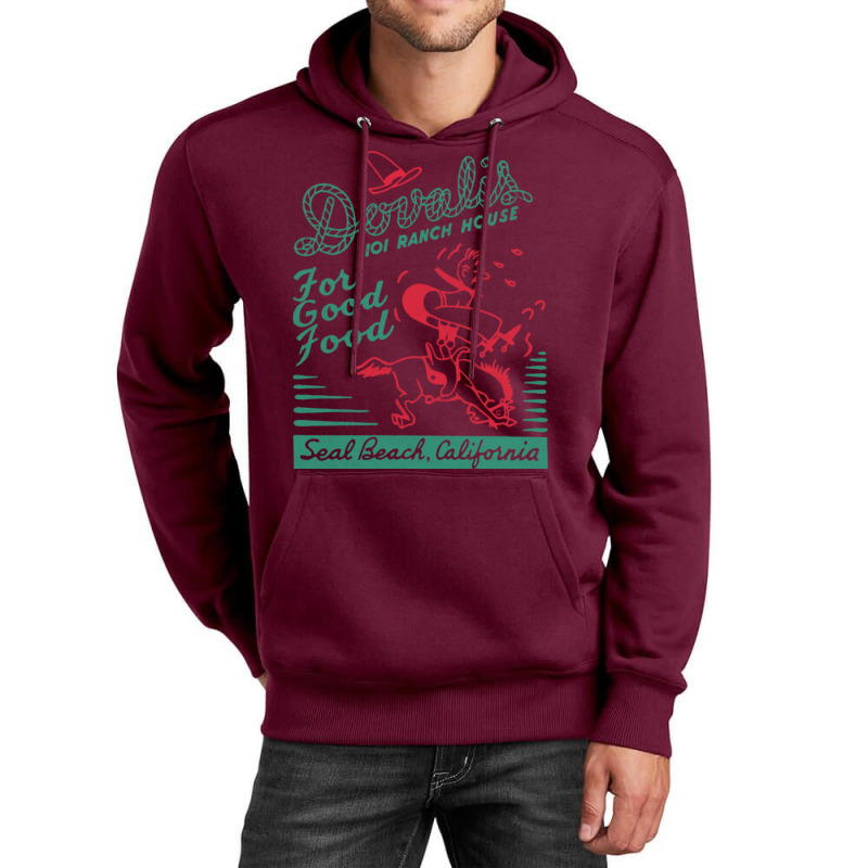 Dovalis Ranch House Retro Mid Century Aesthetic Unisex Hoodie | Artistshot