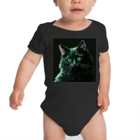 Kitty Have Green Eyes Baby Bodysuit | Artistshot