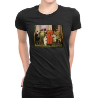 1971, Official Portrait Of The Military Junta Art Ladies Fitted T-shirt | Artistshot