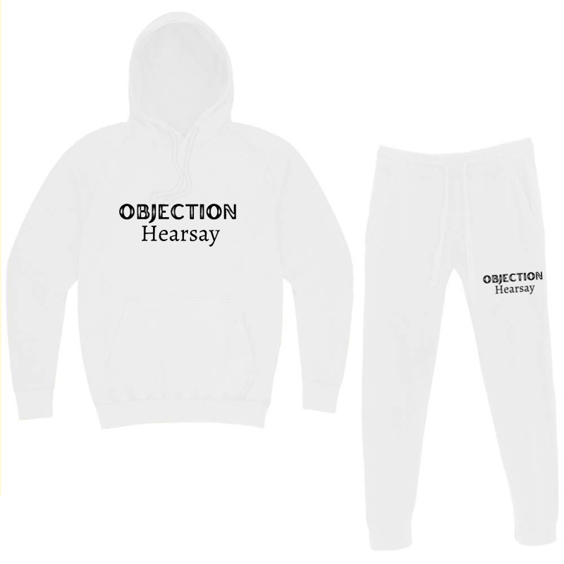 Funny Objection, Hearsay Hoodie & Jogger Set | Artistshot