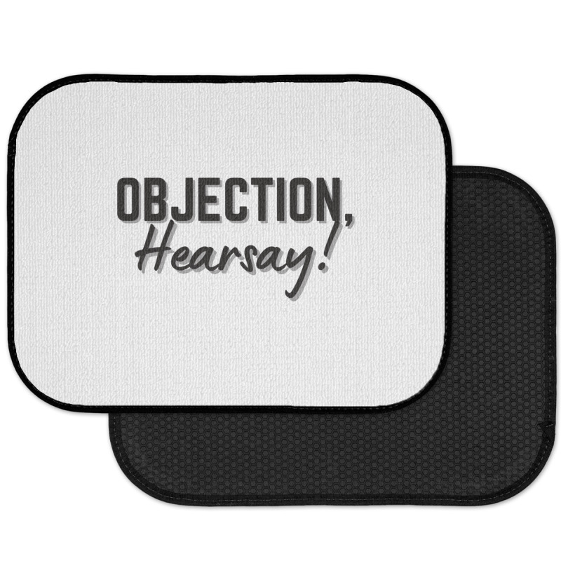 Funny Objection, Hearsay! Hilarious Viral Meme Sar Rear Car Mat | Artistshot