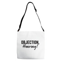 Funny Objection, Hearsay! Hilarious Viral Meme Sar Adjustable Strap Totes | Artistshot