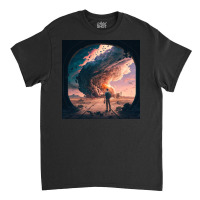 Boy Looking At The Dust Classic T-shirt | Artistshot