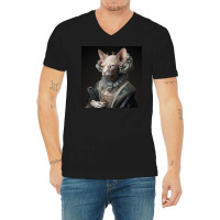 Fashion Cats V-neck Tee | Artistshot