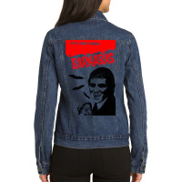 Barnabas 60s Tv Ghoul Ladies Denim Jacket | Artistshot