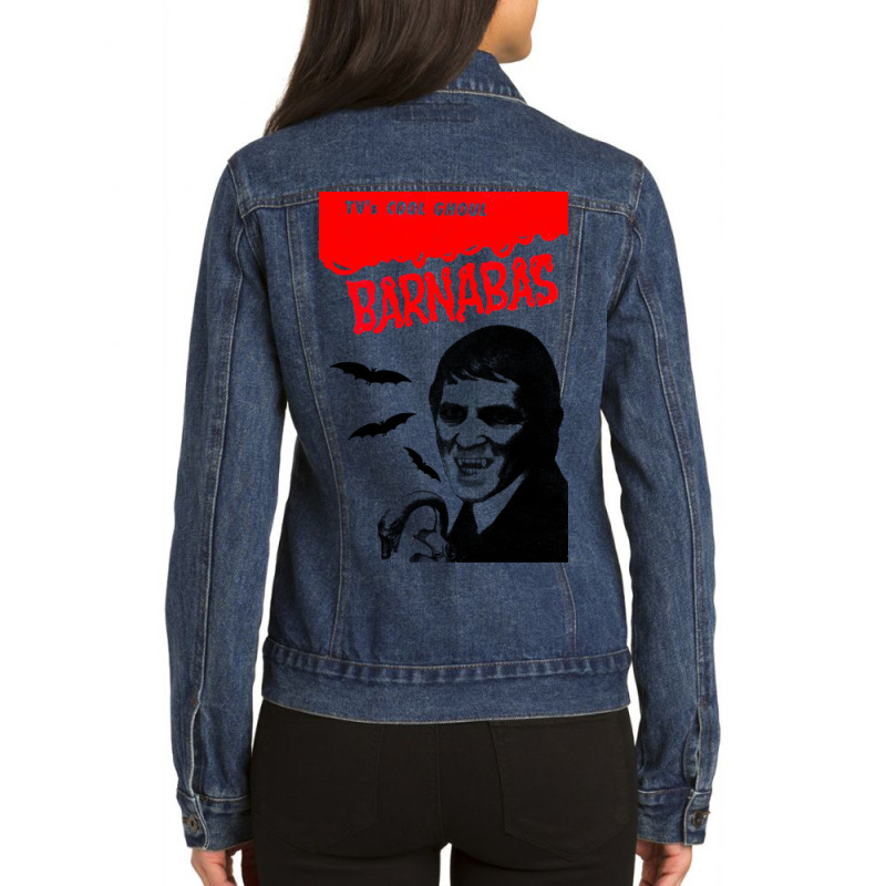 Barnabas 60s Tv Ghoul Ladies Denim Jacket by monzenaljackv | Artistshot