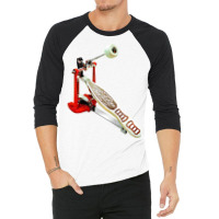 Drum Pedal Drumming Lover Gift 3/4 Sleeve Shirt | Artistshot