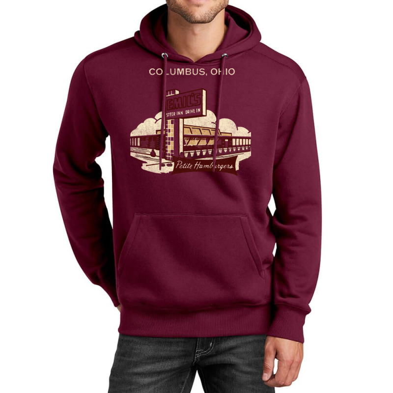 Emils Columbus Ohio Vintage 70s Diner Unisex Hoodie | Artistshot