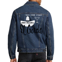 El Gordo Steakhouse 60s Aesthetic Men Denim Jacket | Artistshot