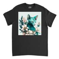 Blue Cat Have Various Poses Classic T-shirt | Artistshot