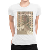 Walking Couple Ladies Fitted T-shirt | Artistshot