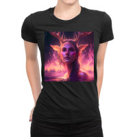 Beautiful Creature That Is Half Deer Ladies Fitted T-shirt | Artistshot