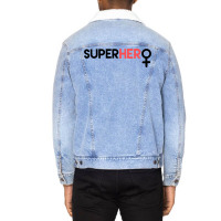 Superhero Unisex Sherpa-lined Denim Jacket | Artistshot