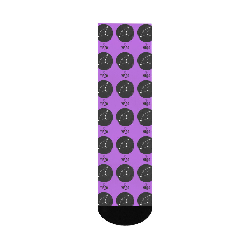 Minimal Virgo Zodiac Sign Crew Socks | Artistshot