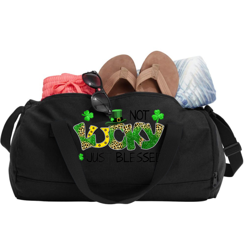 Not Lucky Just Blessed St Patricks Day Shamrock Duffel Bag | Artistshot