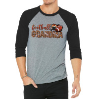 Football Grandma With Leopard 3/4 Sleeve Shirt | Artistshot