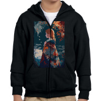 The Tapestry Of Fate Knitted From Sparkling Youth Zipper Hoodie | Artistshot