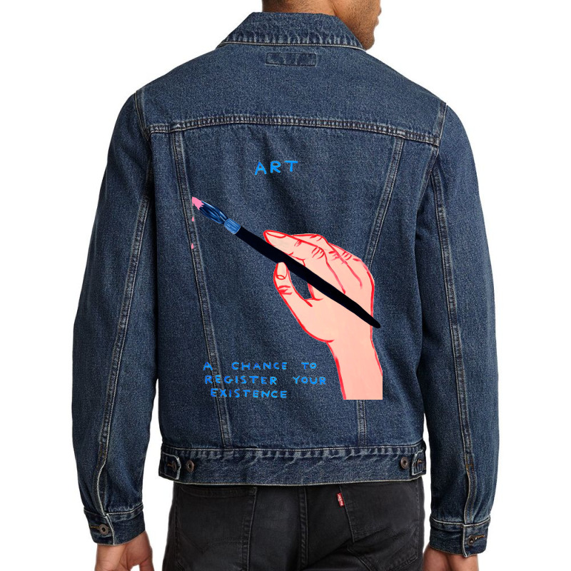 A Chance To Register Your Existence Men Denim Jacket | Artistshot