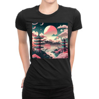 Supermoon Pink Ladies Fitted T-shirt | Artistshot