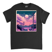 Aesthetic View On Sunset Sky Classic T-shirt | Artistshot