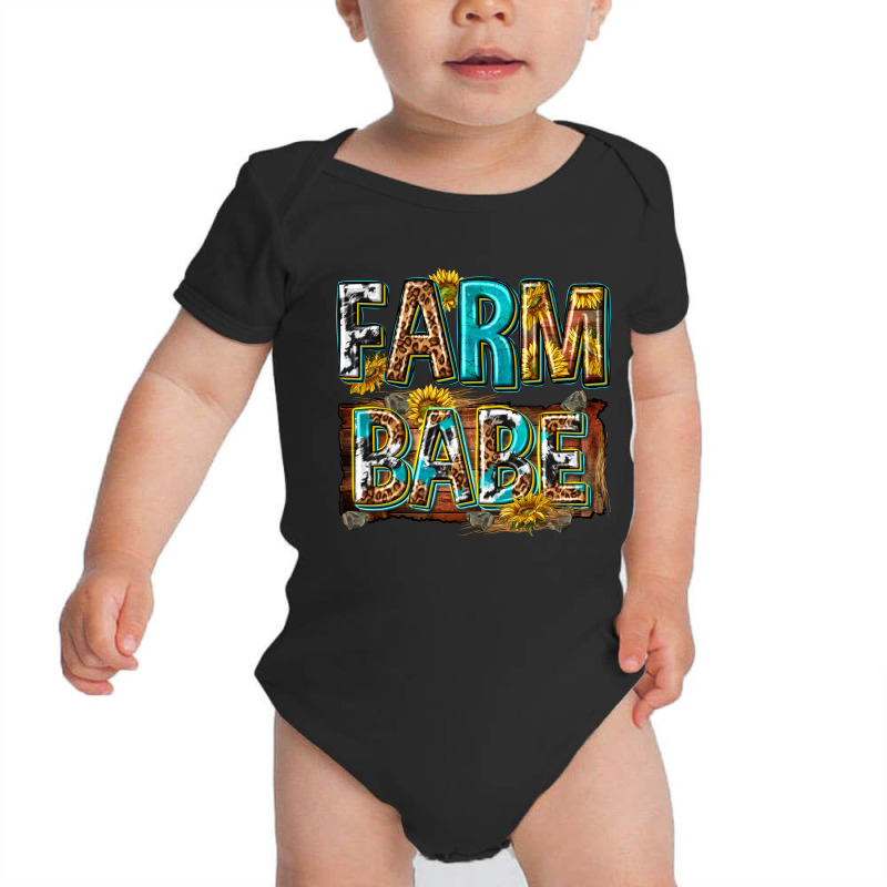 Western Farm Babe Baby Bodysuit by enoddigitalart@gmail.com | Artistshot