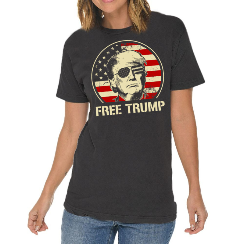 Free Donald Trump Trump 2024 To Save America Vintage T-shirt | Artistshot