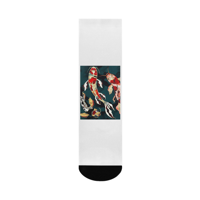 Metallic Koi Crew Socks | Artistshot