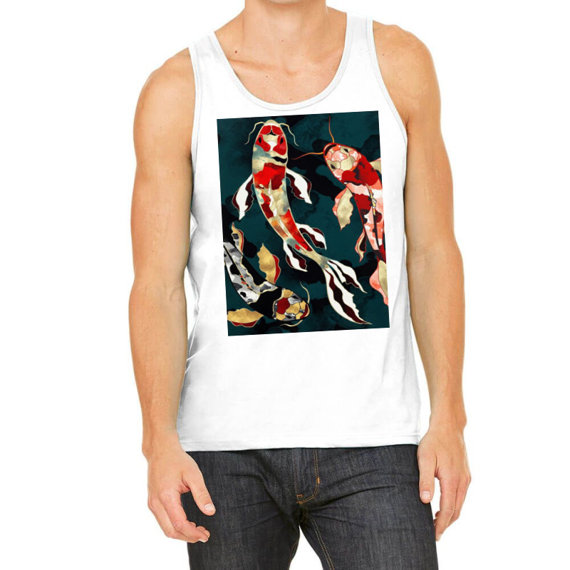 Metallic Koi Tank Top | Artistshot