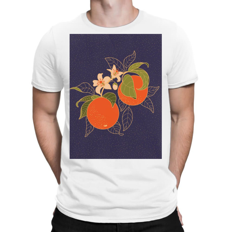 Orange Branch T-shirt | Artistshot